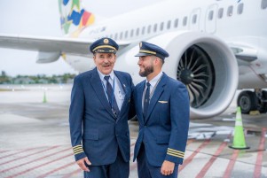 Caymanian Captain Completes Final Flight with Son as Co-Pilot