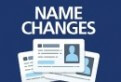 Name changes allowed